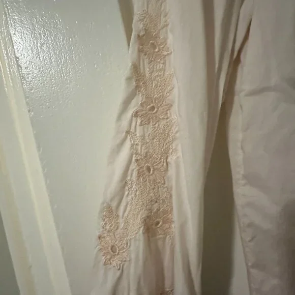 J.Crew Embroidered Cotton Blouse – Size 2 - Picture 13 of 16